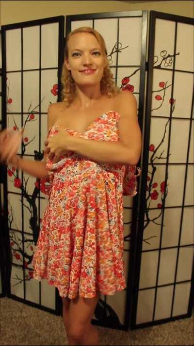 Come see what's under my dress!