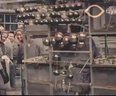 Street vendor in Tokio, 1913
