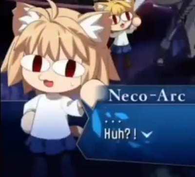 posting a Neco Arc meme every day: Day 62