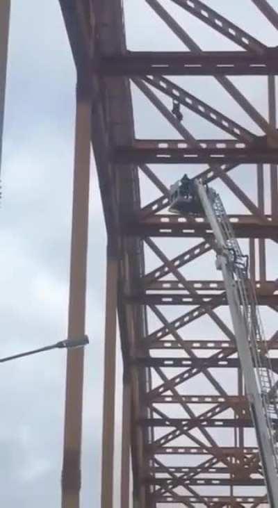 Russian fall from bridge