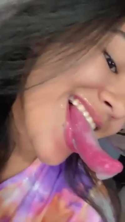Brazilian Girl Big Tongue