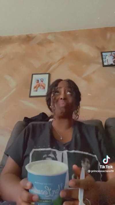 Trying ranch flavored ice cream