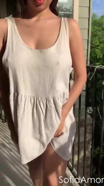 I like taking this sundress off even more than I like putting it on (OC)