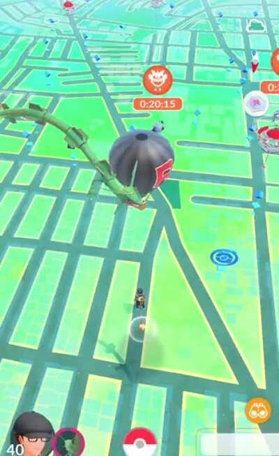 RayRay giving no damn to Team Go Rocket’s Balloons!