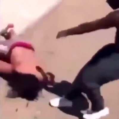 Head slammed into that car tho