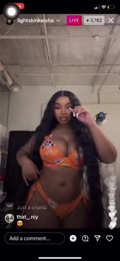 Caught what I could from her live a couple a minutes ago 😮‍💨