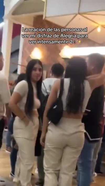 Oddly, neither of them thought to dress as Embarrassment … 