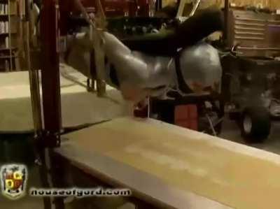 She can't see the nipples because there is too much pressure