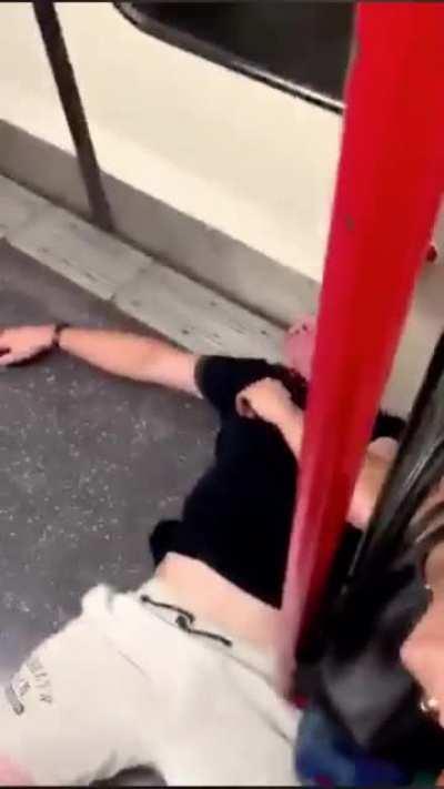 Racist knocked out