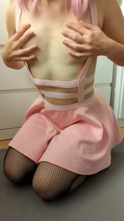 I love playing with my Petite Boobies