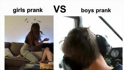girls prank vs boys prank