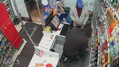 Thief wanted some money and the rest is history.