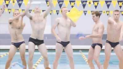 goofing off with the bros