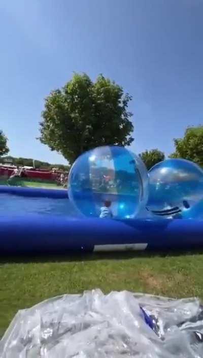 This footage of a kid being flung up in the air by the wind in Merseyside, England