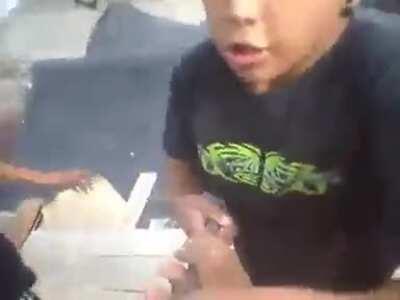 The wood just gave up