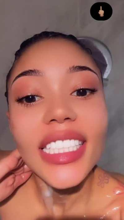 Goddess Coi showering