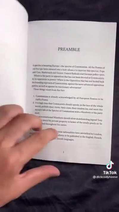 The communist manifesto but