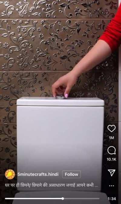 wildly inconvenient ways to store your valuables.