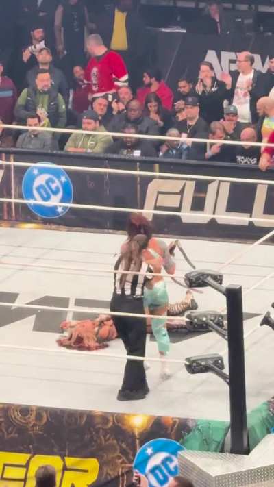 Saw Mercedes get destroyed live at FULL GEAR