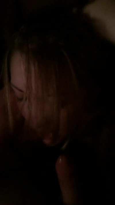 Plowed so hard I couldn't suck!