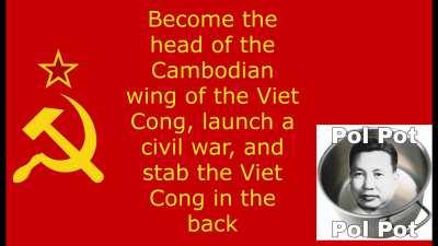 Pol Pot's easy 7-step program to achieve communism (I think)