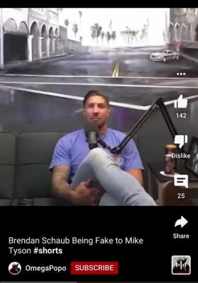 Brenda being fake to Mike Tyson (credit to OmegaPopo on YouTube, saw it in my shorts)