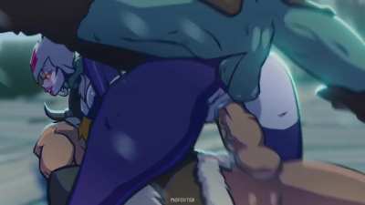 [mofentea] evelynn but edited for sex not lore