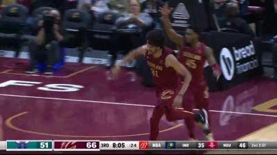 [Highlight] Allen with the poster over Plumlee