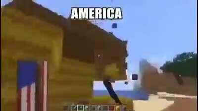 America bottem text