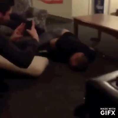 Pretending to be a wwe wrestler