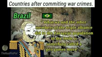 Countrieks after commiting war crimes