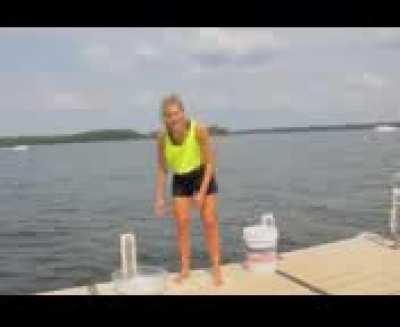 Jamie Erdahl takes on the Ice Bucket Challenge!