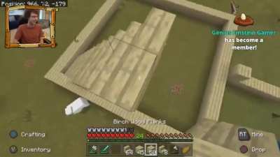 Stampy Pre-plans His Builds