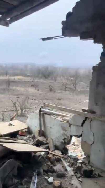 Ukrainian soldiers use US supplied Javelin ATGM to target Russian armored vehicles in the Donetsk region. November 2024