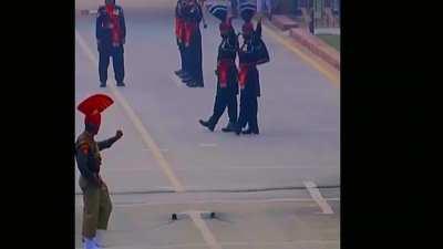 India - Pakistan daily changing of the guard ritual