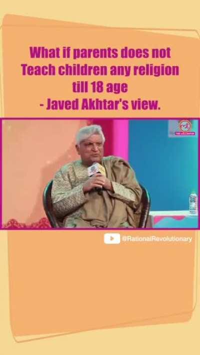 Javed akhtar is a gem.