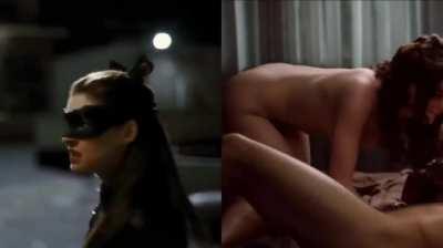 Anne Hathaway (Superhero vs Undressed)