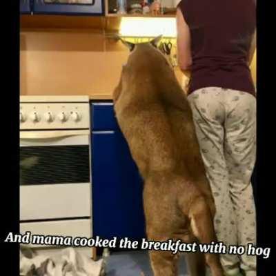 just waking up in the morning