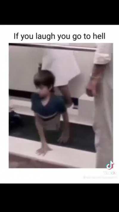 He’s about to juke all the other kids on the park 