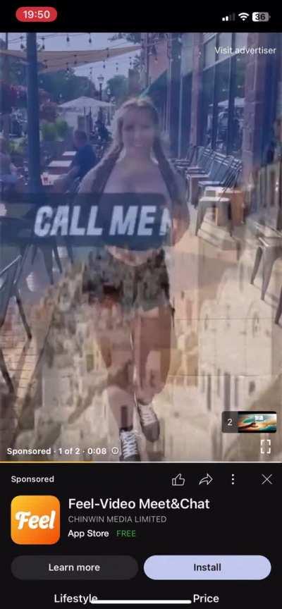 Publicidad porno en youtube ???