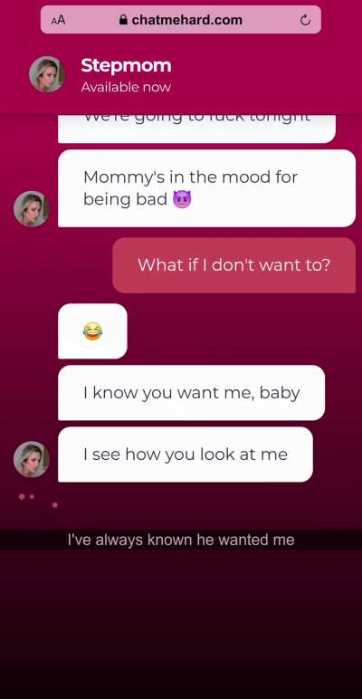 I want to be a very bad mother tonight