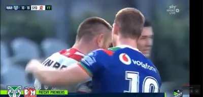 JWH declines post match hand shake from Hetherington