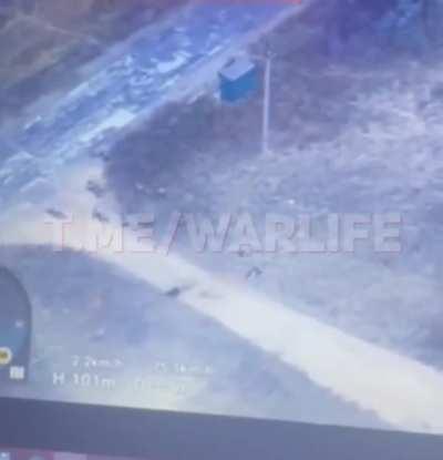 Russian soldiers were trying to 