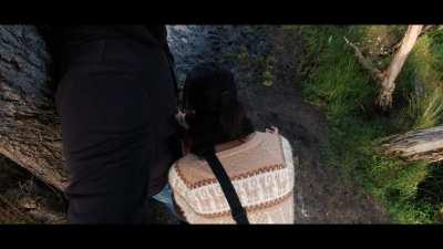 Cleaning up after I made my boyfriend cum hard. [gif]