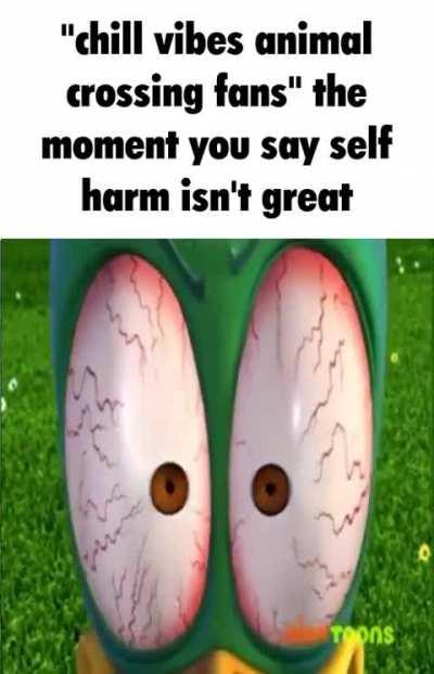 no, basing your personality around an habitant with 3 lines of dialogue isn't healthy