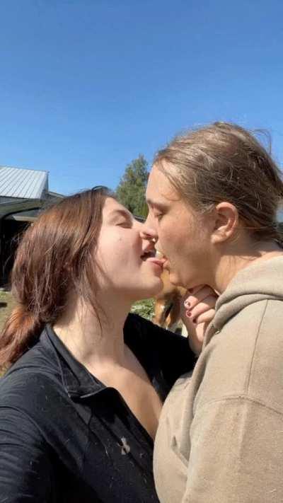 I think you like watching girls kiss