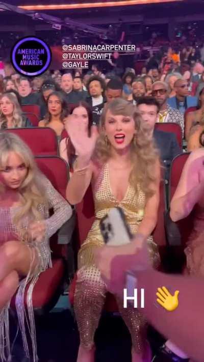 With Sabrina Carpenter