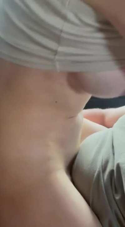 I usually cum first.