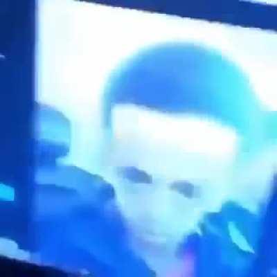 My man with the megamind cut sheesshhh