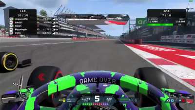 In the weekly event: